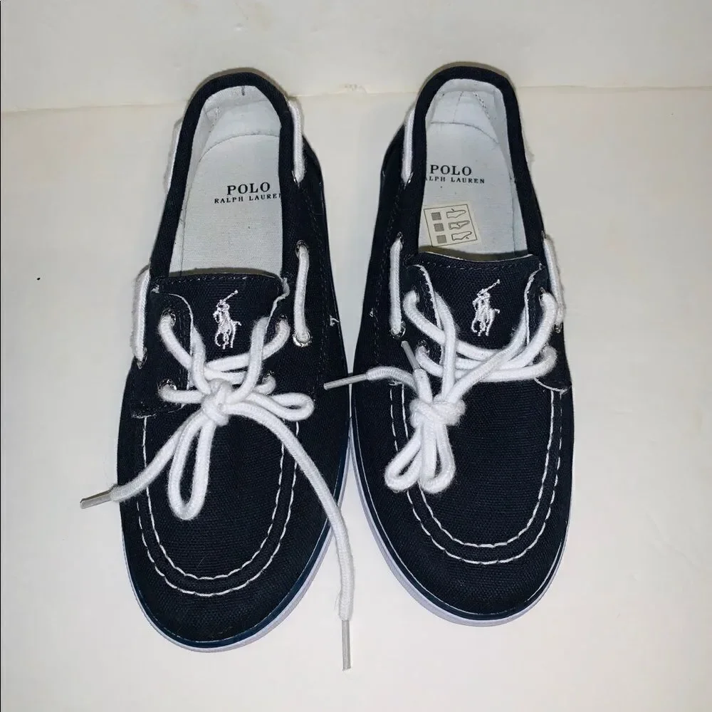NWOT boys Ralph Lauren Polo boat shoes size 3